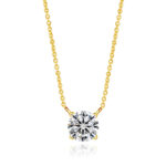 Solstice Solitaire Necklace